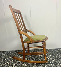 Load image into Gallery viewer, Beautifully crafted in English oak with exquisite graining and a desirable aged patina, strength from the spindles decorated with a simple turning finish.