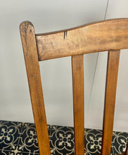 Load image into Gallery viewer, Beautifully crafted in English oak with exquisite graining and a desirable aged patina, strength from the spindles decorated with a simple turning finish.