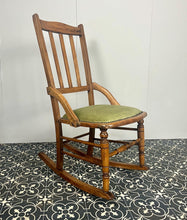 Load image into Gallery viewer, Beautifully crafted in English oak with exquisite graining and a desirable aged patina, strength from the spindles decorated with a simple turning finish.