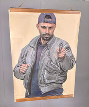 Load image into Gallery viewer, Modern Vintage Original, Malik Belgium Shooting Posters, Police Advertising PJL, interior design,guys gift, gun pistol collectibles, unique