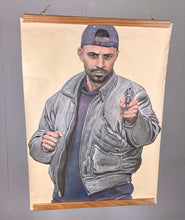 Load image into Gallery viewer, Modern Vintage Original, Malik Belgium Shooting Posters, Police Advertising PJL, interior design,guys gift, gun pistol collectibles, unique