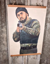 Load image into Gallery viewer, Malik PJL Belgium Posters, Modern Vintage Design, Police, Retro Advertising, Hanger, interior design, guys gift, gun pistol collectibles