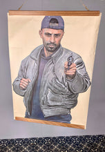 Load image into Gallery viewer, Modern Vintage Original, Malik Belgium Shooting Posters, Police Advertising PJL, interior design,guys gift, gun pistol collectibles, unique