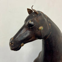 Load image into Gallery viewer, This fine late 19th Century piece has fabulous form with detailed design showing the precision of crafting the mane, the hoofs and the detail of the ears and the face, casting the muscle definition to show the realistic appearance of the piece.