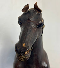 Load image into Gallery viewer, This fine late 19th Century piece has fabulous form with detailed design showing the precision of crafting the mane, the hoofs and the detail of the ears and the face, casting the muscle definition to show the realistic appearance of the piece.