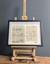 Load image into Gallery viewer, Communism vintage 1960 pencil drawing original art work