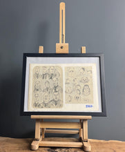 Load image into Gallery viewer, Communism vintage 1960 pencil drawing original art work