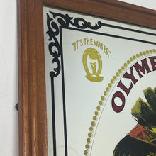 Load image into Gallery viewer, Olympia Beer Advertising Mirror, Vintage Beer Sign, Brewery And Pub Wall Art, Interior Design, Retro Gift, Picture, Collectibles Piece