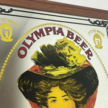 Load image into Gallery viewer, Olympia Beer Advertising Mirror, Vintage Beer Sign, Brewery And Pub Wall Art, Interior Design, Retro Gift, Picture, Collectibles Piece