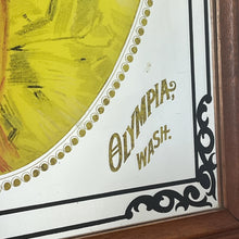 Load image into Gallery viewer, Olympia Beer Advertising Mirror, Vintage Beer Sign, Brewery And Pub Wall Art, Interior Design, Retro Gift, Picture, Collectibles Piece
