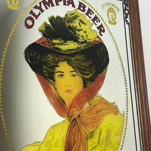 Load image into Gallery viewer, Olympia Beer Advertising Mirror, Vintage Beer Sign, Brewery And Pub Wall Art, Interior Design, Retro Gift, Picture, Collectibles Piece