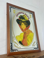 Load image into Gallery viewer, Olympia Beer Advertising Mirror, Vintage Beer Sign, Brewery And Pub Wall Art, Interior Design, Retro Gift, Picture, Collectibles Piece
