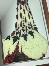 Load image into Gallery viewer, This is a stunning vintage art nouveau mirror featuring a design by Aubrey Beardsley titled A Suggested Reform in Ballet Costume from A Second Book of Fifty Drawings, produced: L. Smithers & Co.: London, 1899