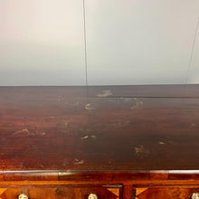 Load image into Gallery viewer, This is a classic late Georgian, mahogany, English chest of drawers dating to early c.1800.This large chest has seven drawers: three small drawers, two medium drawers, and two full-length drawers. It offers generous storage in an elegant and practical form.