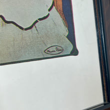 Load image into Gallery viewer, It was designed by Maurice Biais, a notable artist and designer of the Belle Époque style. The poster showcases a woman admiring the Art Nouveau items available at the gallery.