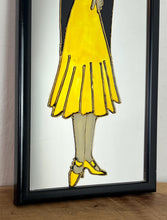 Load image into Gallery viewer, The mirror's design, characterised by the elegant lines of the woman's figure and attire, is indicative of the Art Deco era, which flourished in the 1920s and 1930s and is known for its glamorous and sophisticated aesthetic