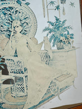 Load image into Gallery viewer, Vintage Bohemian Art Nouveau Lady Decorative Mirror