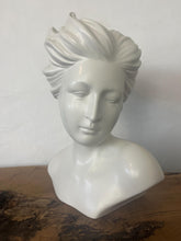 Load image into Gallery viewer, Elegant Vintage Art Deco Lady Classical Sculpture Bust