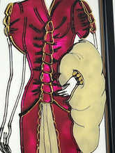 Load image into Gallery viewer, The mirror's design, characterised by the elegant lines of the woman's figure and attire, is indicative of the Art Deco era, which flourished in the 1920s and 1930s and is known for its glamorous and sophisticated aesthetic.