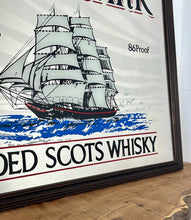 Load image into Gallery viewer, The mirror features the iconic image of the Cutty Sark clipper ship, a renowned tea clipper launched in 1869, which inspired the whisky's name. It also states "From Scotland's best Distilleries" and "86 Proof" (which translates to 43% ABV).