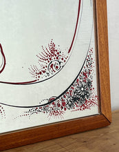 Load image into Gallery viewer, The Art Nouveau style is characterised by flowing lines and organic elements, particularly evident in the tree and surrounding design, which hints at an Art Nouveau style or a later revival style from the mid-century.