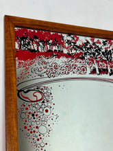 Load image into Gallery viewer, The Art Nouveau style is characterised by flowing lines and organic elements, particularly evident in the tree and surrounding design, which hints at an Art Nouveau style or a later revival style from the mid-century.