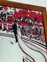 Load image into Gallery viewer, The Art Nouveau style is characterised by flowing lines and organic elements, particularly evident in the tree and surrounding design, which hints at an Art Nouveau style or a later revival style from the mid-century.