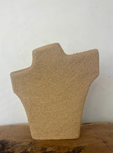 Load image into Gallery viewer, Vintage decorative mannequin wrapped in rope, a unique jewelry display stand or a unique decorative piece. The material appears is natural fiber jute or hemp, providing a textured and rustic aesthetic.
