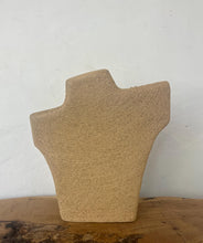 Load image into Gallery viewer, Vintage decorative mannequin wrapped in rope, a unique jewelry display stand or a unique decorative piece. The material appears is natural fiber jute or hemp, providing a textured and rustic aesthetic.