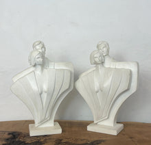 Load image into Gallery viewer, The retro sculpture bookends are a well-known piece from the Lindsey B studio, created by artist Ted Balkwill.