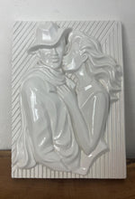 Load image into Gallery viewer, This ceramic wall plaque is a vintage piece from the 1970s, designed by the Swedish artist Ewa Jarenskog for the manufacturer Jie Gantoft.