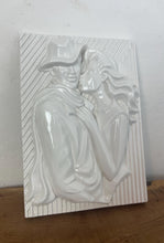 Load image into Gallery viewer, This ceramic wall plaque is a vintage piece from the 1970s, designed by the Swedish artist Ewa Jarenskog for the manufacturer Jie Gantoft.