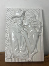 Load image into Gallery viewer, Retro Ceramic Wall Plaque, Pop Art Design, Swedish Artist, Ewa Jarenskog, For Jie Gantoft