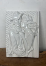 Load image into Gallery viewer, This ceramic wall plaque is a vintage piece from the 1970s, designed by the Swedish artist Ewa Jarenskog for the manufacturer Jie Gantoft.