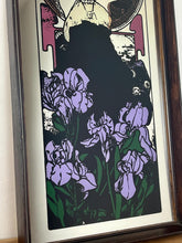 Load image into Gallery viewer, Amethyst is a famous Art Nouveau lithograph created by the Czech artist Alphonse Mucha in 1900. It is one of four works in his acclaimed "The Precious Stones" series, where each panel features a woman personifying a specific gemstone.