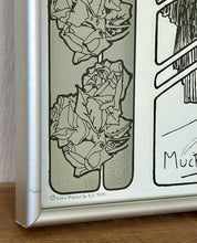 Load image into Gallery viewer, Vintage Alphonse Mucha Art Nouveau Mirror, Christmas Noel 1903 Picture, Beautiful Advertising Piece