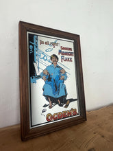 Load image into Gallery viewer, This mid-20th-century advertising piece features an illustration of a man smoking a pipe while holding two babies, conveying a sense of contentment associated with the tobacco.