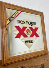Load image into Gallery viewer, Dos Equis Beer Sign Mirror, Vintage Collectible Bar Picture