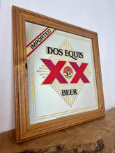 Load image into Gallery viewer, Dos Equis Beer Sign Mirror, Vintage Collectible Bar Picture