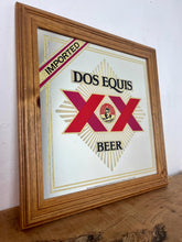 Load image into Gallery viewer, Dos Equis Beer Sign Mirror, Vintage Collectible Bar Picture