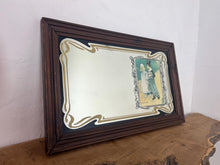 Load image into Gallery viewer, A beautiful Art Deco mirror is a popular decorative print that depicts a woman, sometimes referred to as a "flapper girl," in a 1920s aesthetic.
