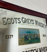 Load image into Gallery viewer, The central image depicts a scene of the Royal Scots Greys cavalry regiment on their grey horses, symbolizing the blend's connection to Scottish military heritage, specifically their famous charge at the Battle of Waterloo.