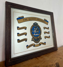Load image into Gallery viewer, British Vintage Printed Mirror, Battle Honours, The Queen's Regiment, Military Picture