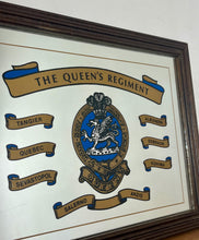 Load image into Gallery viewer, British Vintage Printed Mirror, Battle Honours, The Queen's Regiment, Military Picture