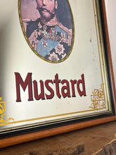 Load image into Gallery viewer, Vintage Mid-Century Colman's Mustard Pub Mirror, Royal Warrant, King George V, British History, Advertising Picture