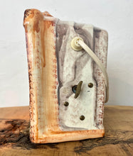 Load image into Gallery viewer, This style of hand-painted, glazed ceramic item, sometimes featuring floral designs or specific scenes, has a whimsical, hand-painted design with a military theme, incorporating several small seated toy figures and a cannon figurine.