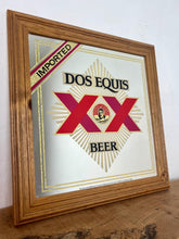 Load image into Gallery viewer, Dos Equis Beer Sign Mirror, Vintage Collectible Bar Picture