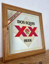 Load image into Gallery viewer, Dos Equis Beer Sign Mirror, Vintage Collectible Bar Picture