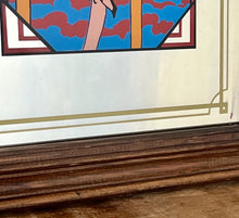 Load image into Gallery viewer, A beautiful Art Deco mirror is a popular decorative print that depicts a woman, sometimes referred to as a "flapper girl," in a 1920s aesthetic.