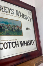 Load image into Gallery viewer, Scots Greys Whisky Advertising Mirror, James McDonald & Sons, British army cavalry , Battle of Waterloo